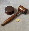 Rosewood Gavel & Base — Wood