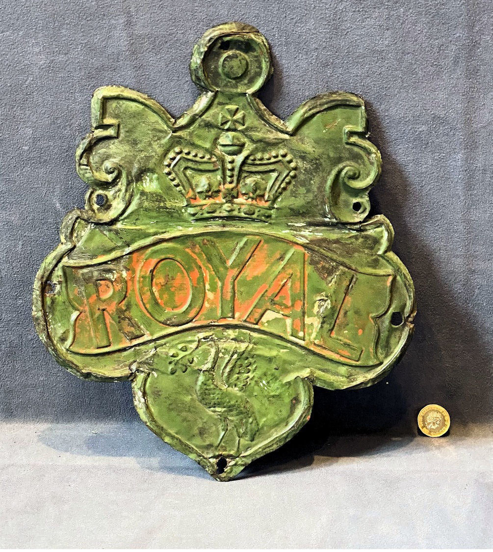 Royal Insurance Company Fire Mark — Copper, late 19th century