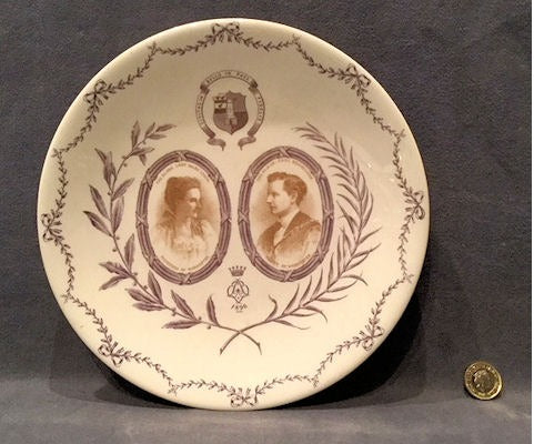 Royal Worcester 1896 Plate — Ceramic, 1896