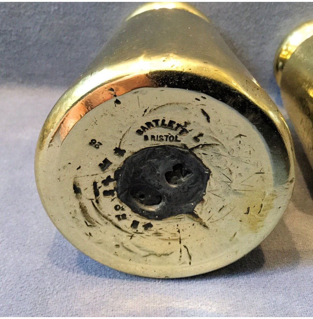 Run of 5 Bartlett Brass Weights — view 3