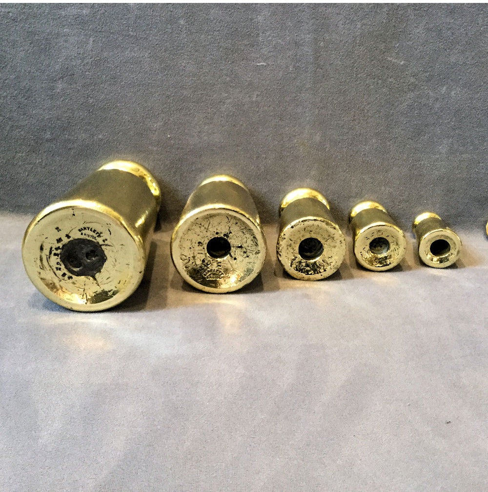 Run of 5 Bartlett Brass Weights — view 4