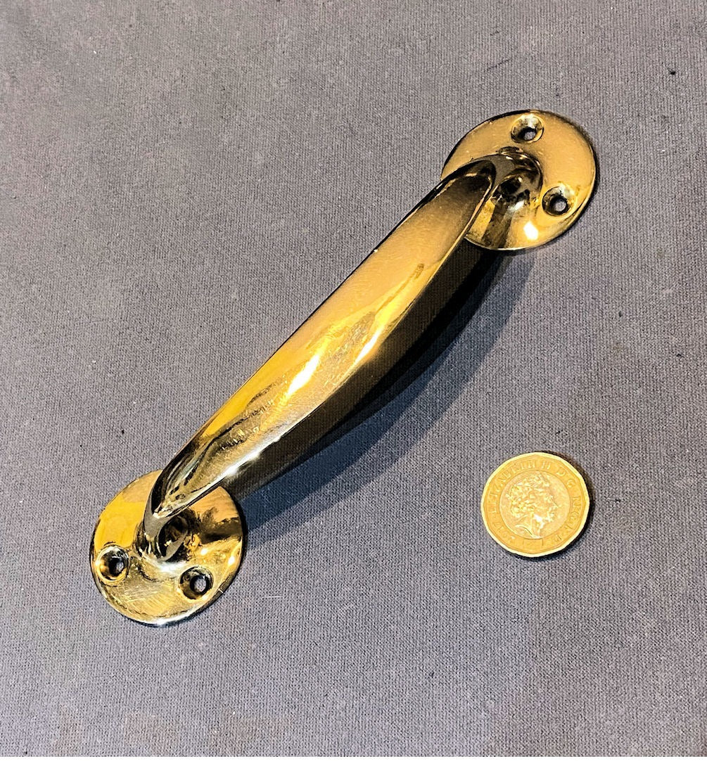 Run of Brass Door Pulls — Brass, 1930's