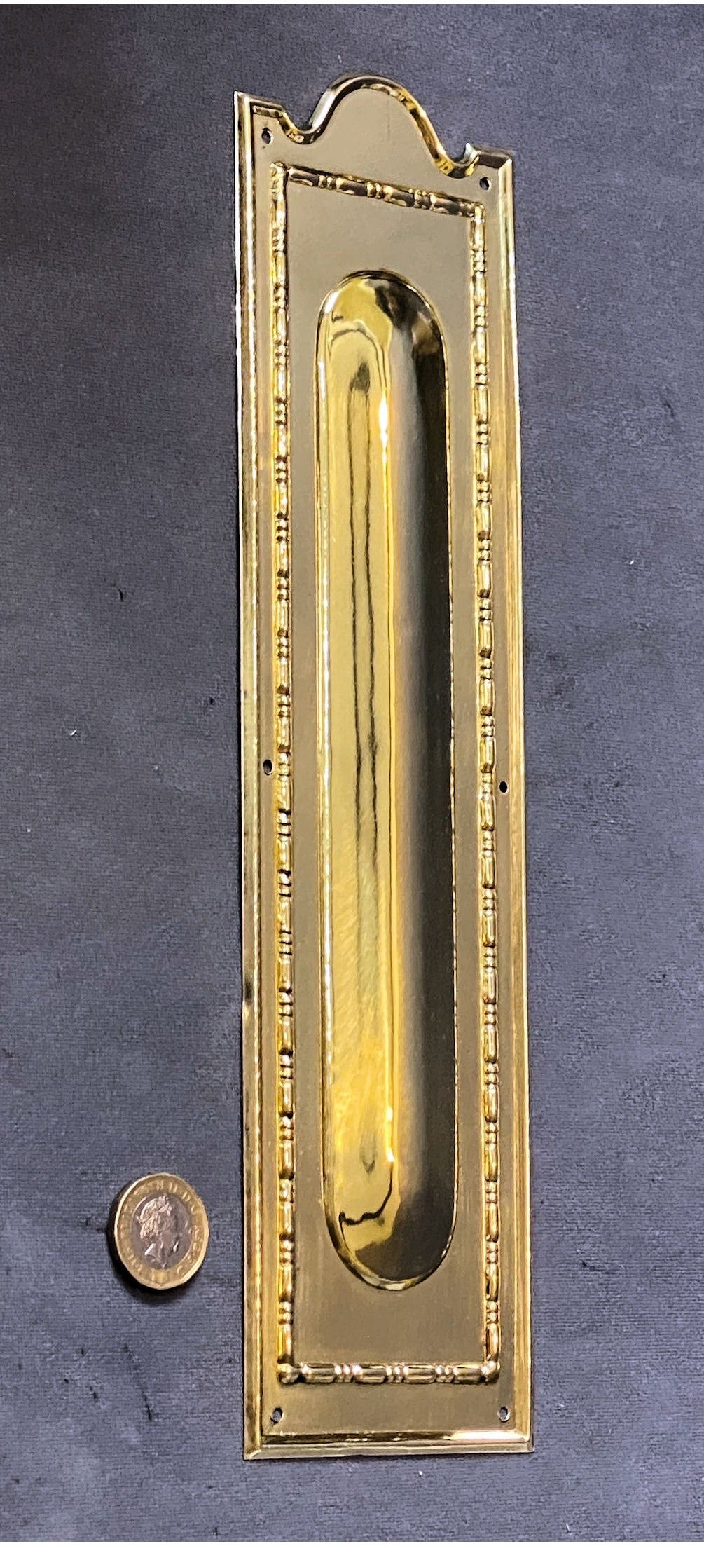 Run of Brass Fingerplates, 5 available — view 2