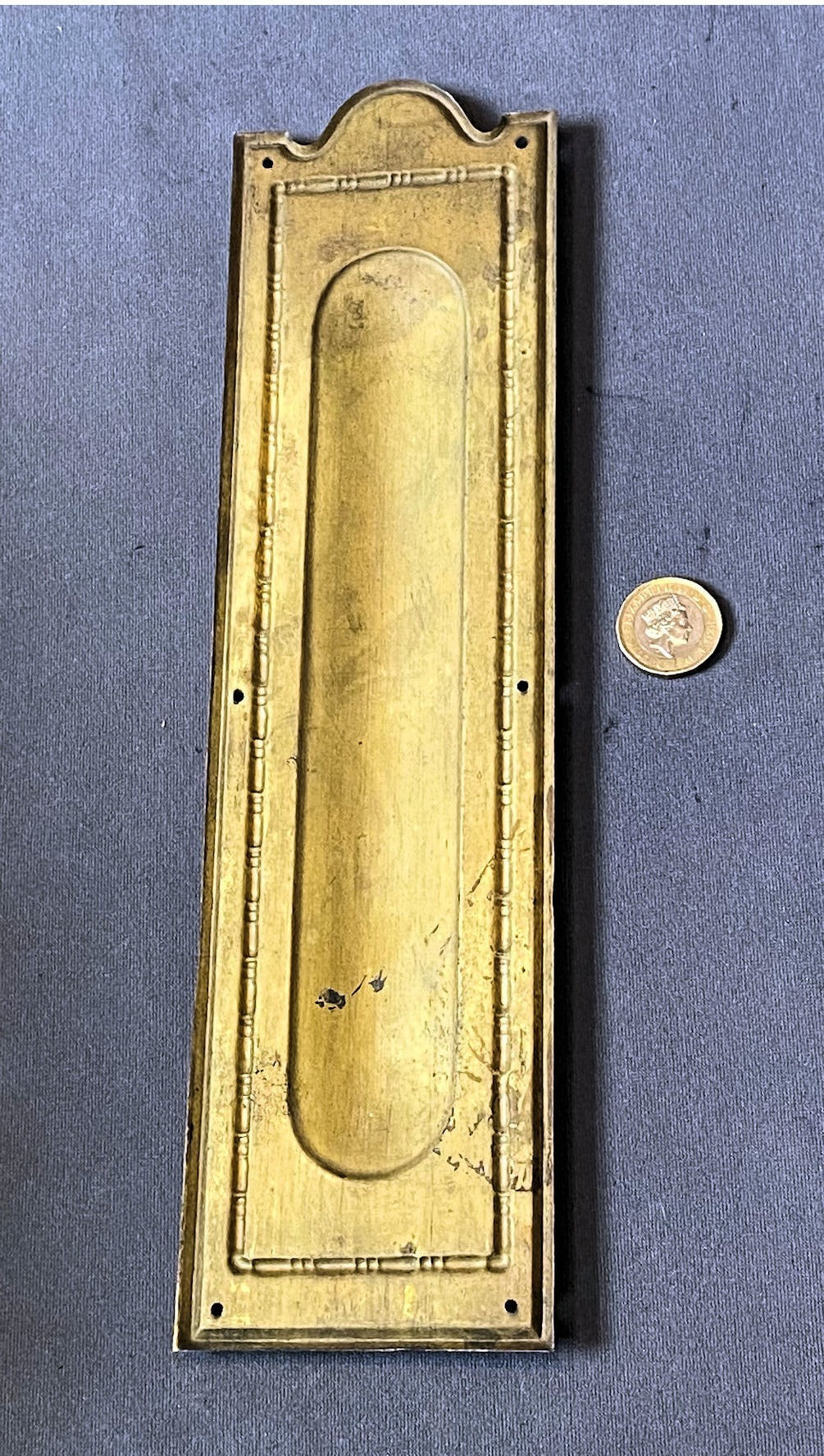 Run of Brass Fingerplates, 5 available — view 3