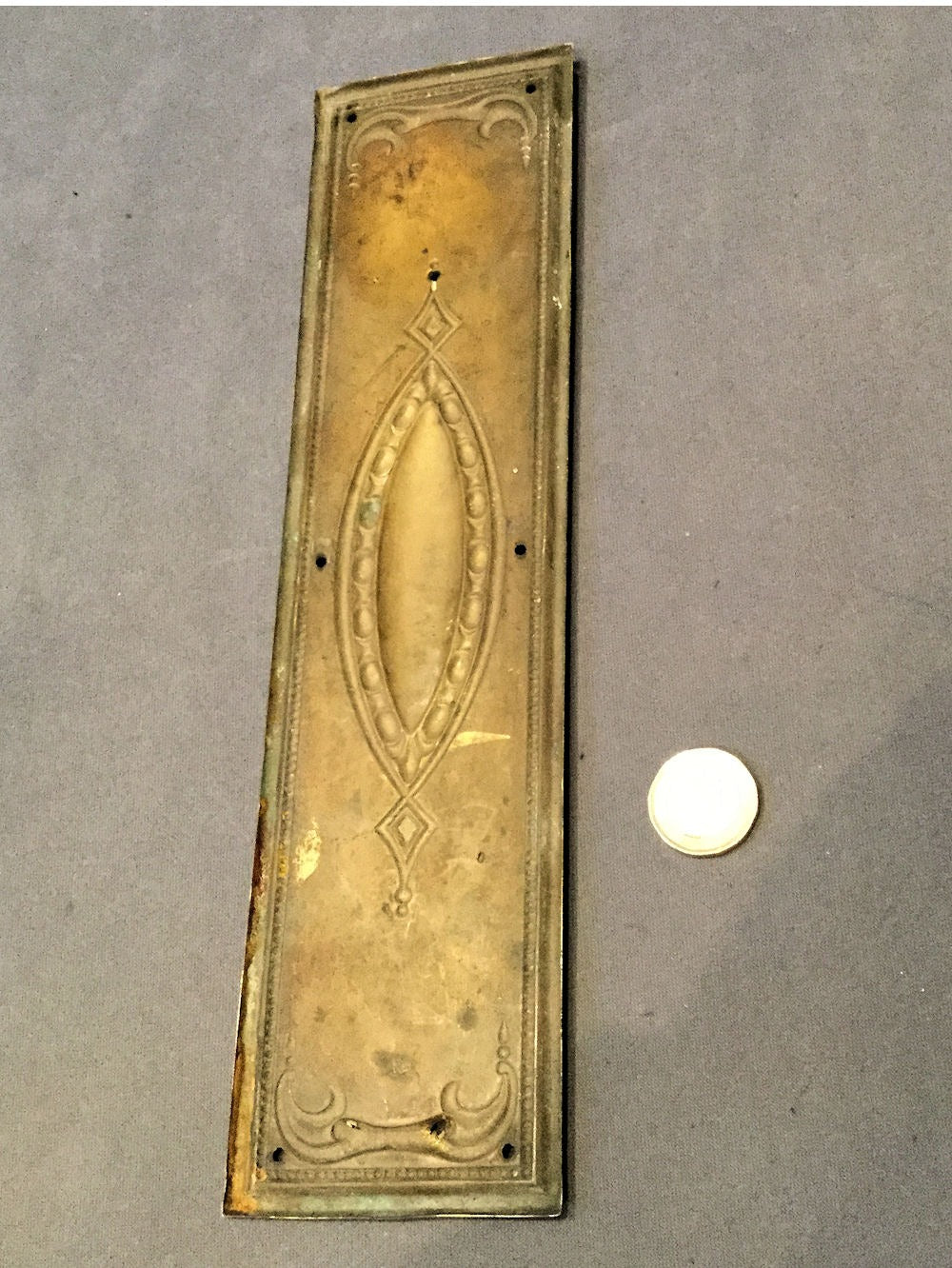 Run of Brass Fingerplates, 6 available — view 2