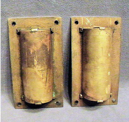Run of Brass Flush Sliding Door Pulls — view 2