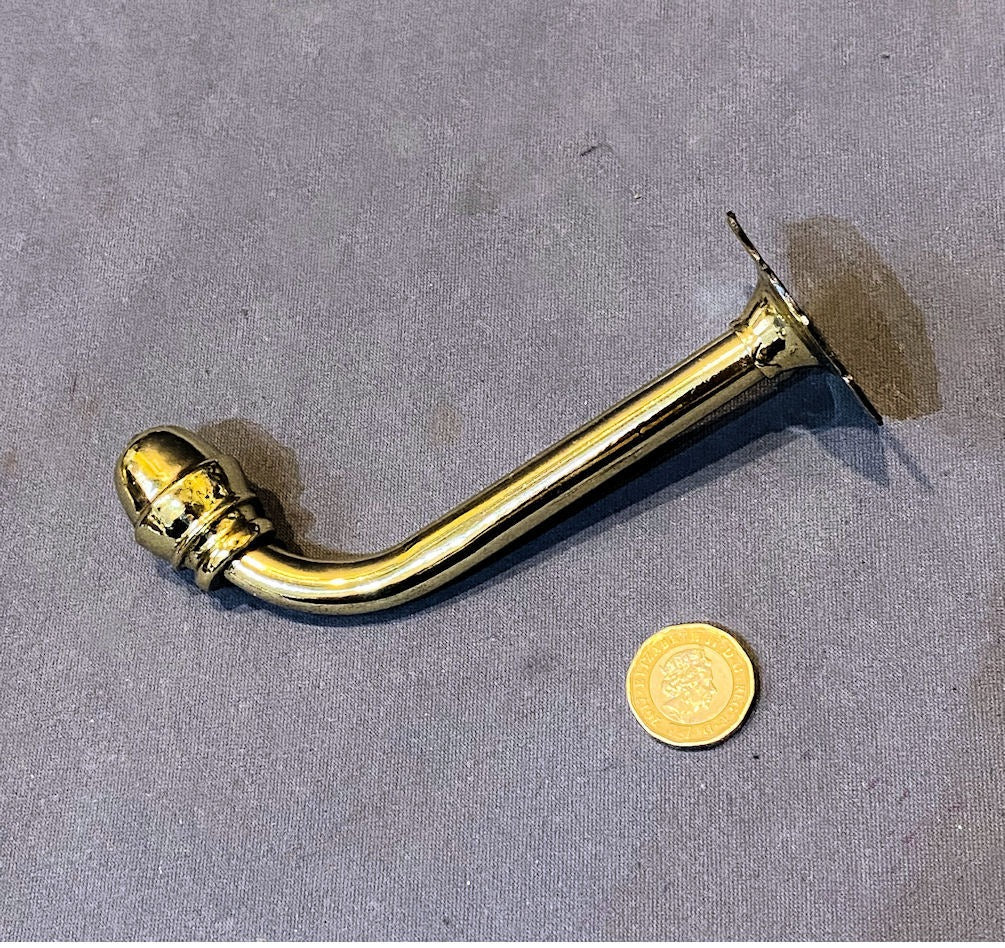 Run of Brass Hat or Coat Hooks, 4 available — Brass, circa 1900