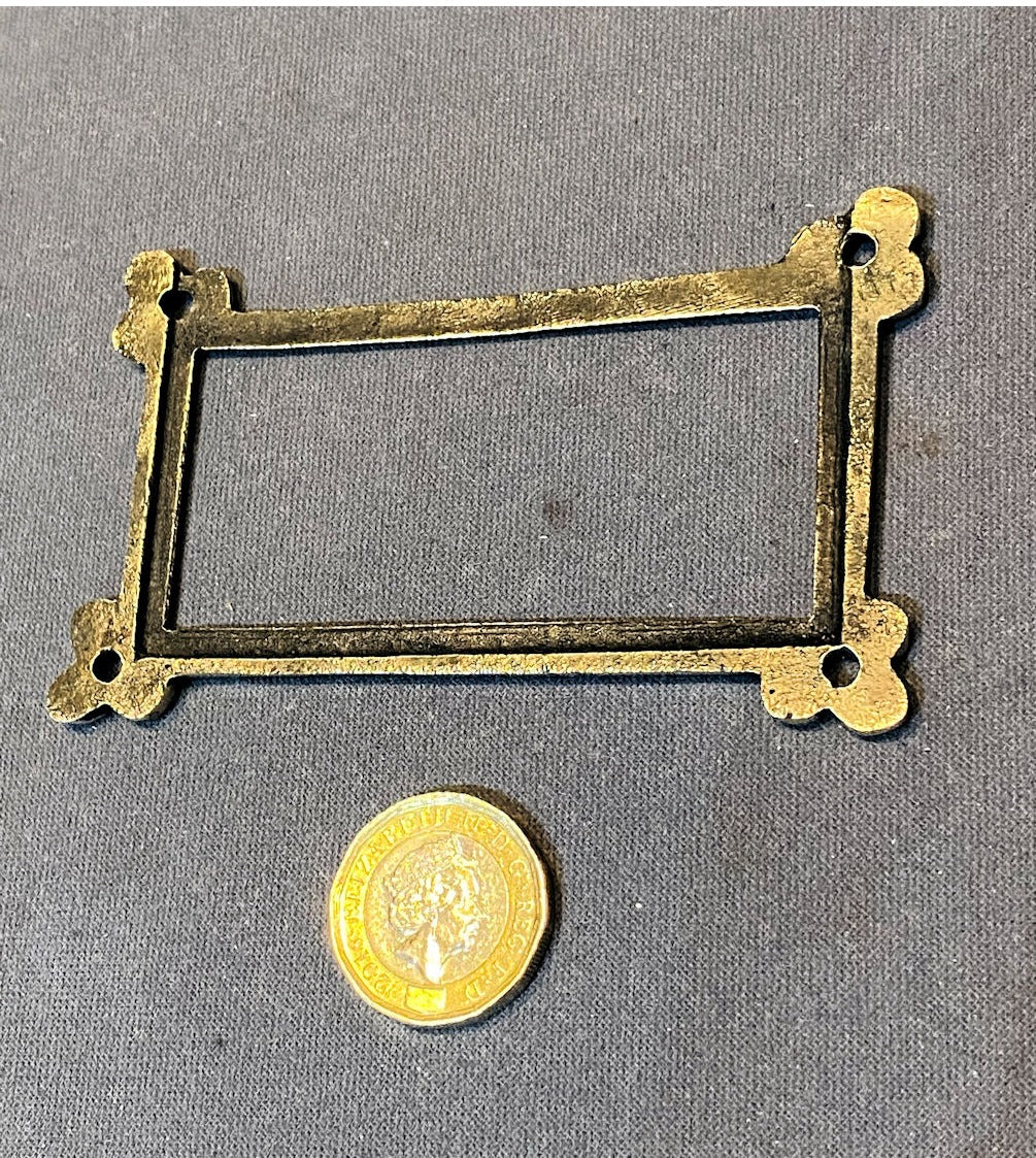 Run of Brass Label Frames, 8 matching available — view 2