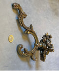 Run of Cast Iron Hat & Coat Hooks, 4 matching available — Cast iron, late 19th century