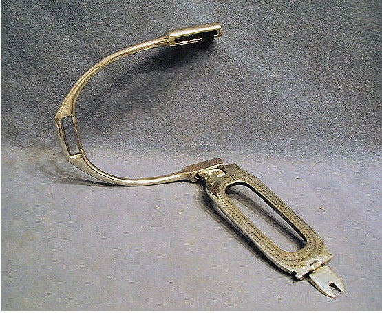 Safety Release Nickel Stirrup — view 2