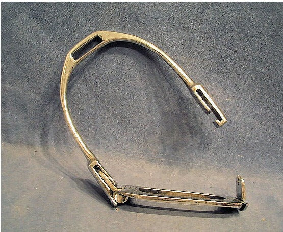 Safety Release Nickel Stirrup — view 3
