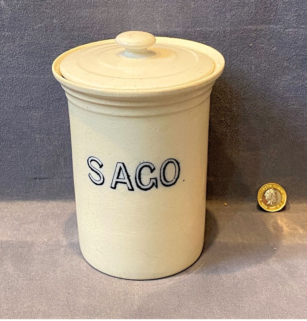 Sago Storage Jar — Ceramic, late 19th century