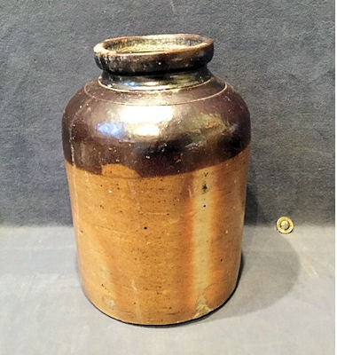 Salt Glazed Preserve Jar — Stoneware, late 19th century