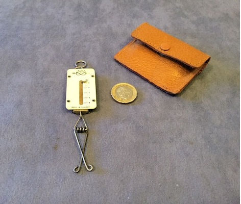 Salter Letter Balance — Leather