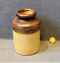 Saltglazed Stoneware Preserve Jar — Stoneware, late 19th century