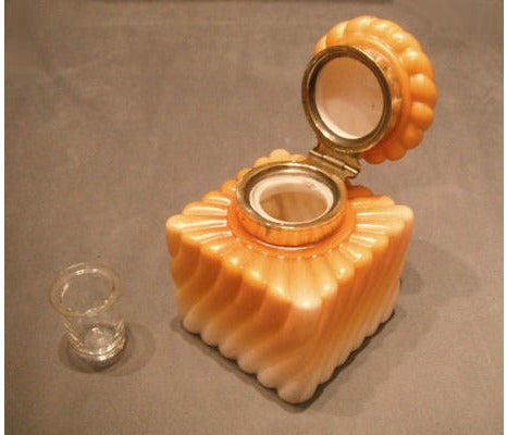 Satin Glass Inkwell — view 3