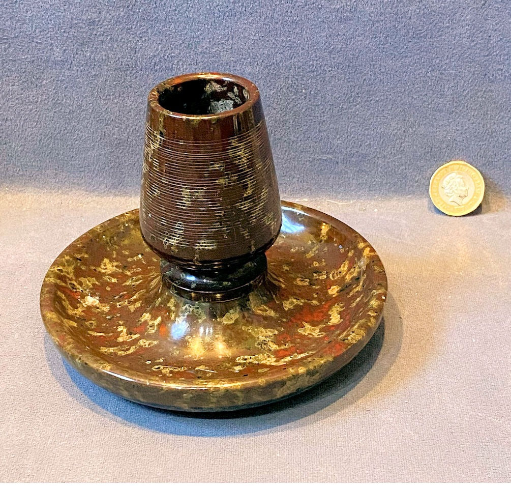 Serpentine Stone Match Striker — circa 1900