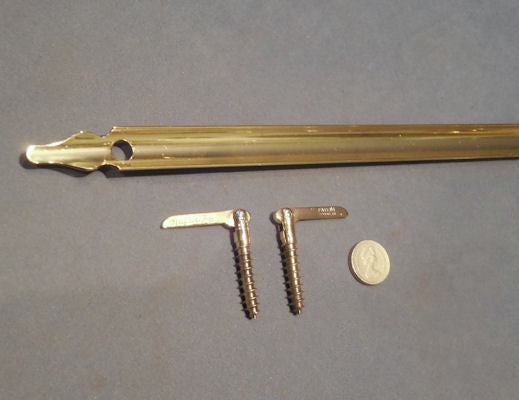 Set of 14 Brass Stair Rods — Brass, 1920's