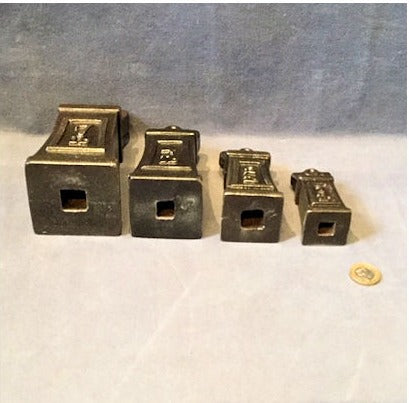 Set of 4 Cast Iron Weights — view 4