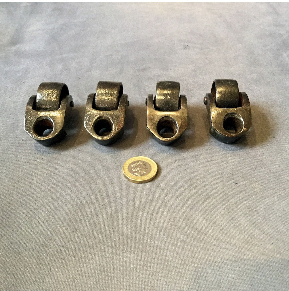 Set of 4 Castors For a Childs Bed or Cot — view 3