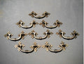 Set of 8 Cast Iron Drawer Pulls — Cast iron, 1920's