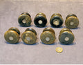 Set of 8 Cow Horn Drawer Knobs — Horn, early 19th century