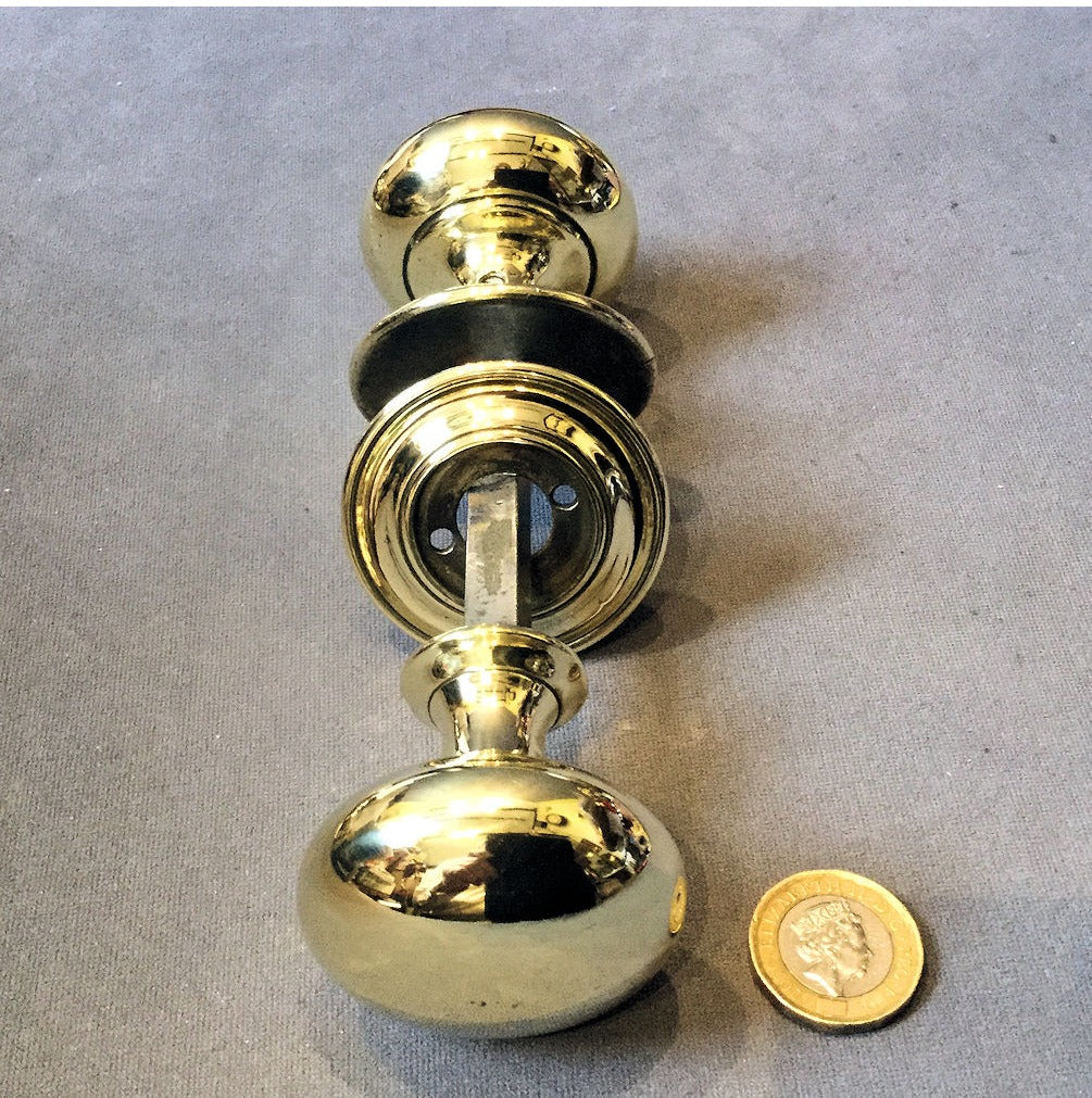 Several Pairs of Brass Door Handles — view 2