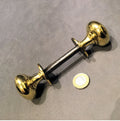 Several Similar Pairs of Period Brass Door Handles — Brass, early 19th century