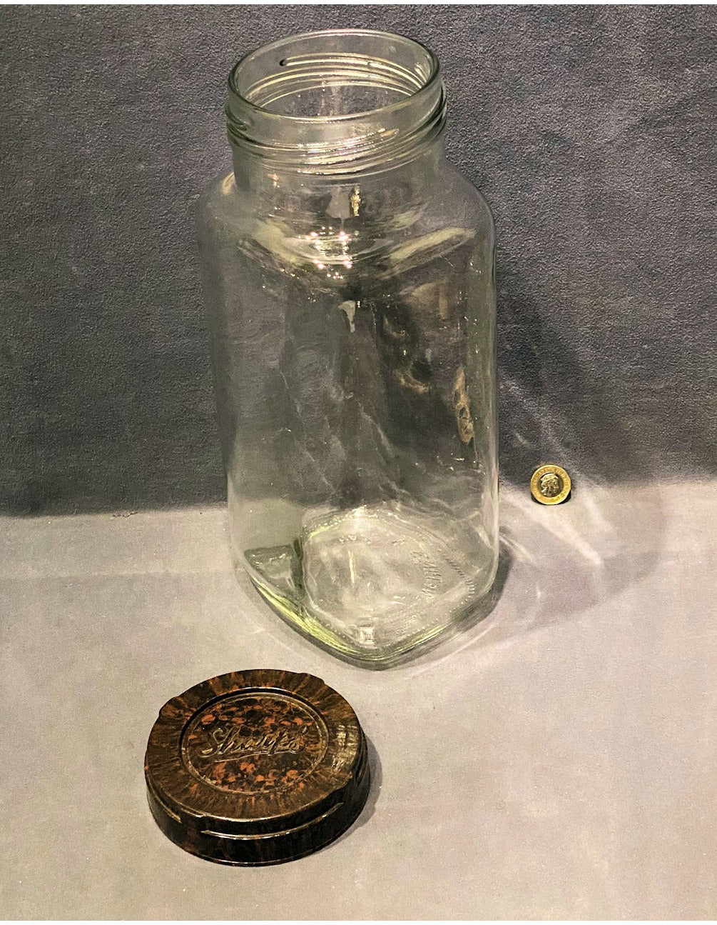 Sharps Shop Glass Sweet Jar — view 2