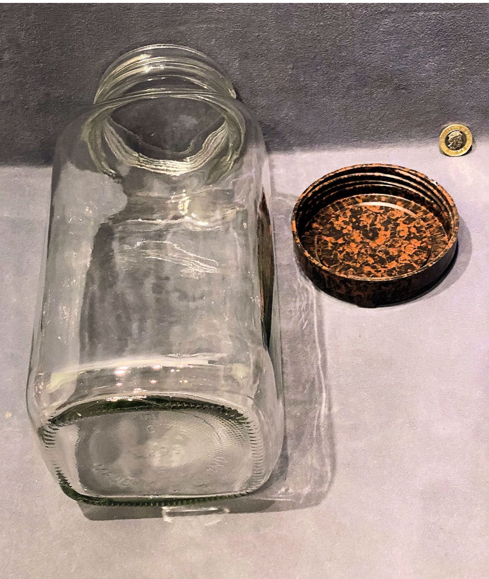 Sharps Shop Glass Sweet Jar — view 3