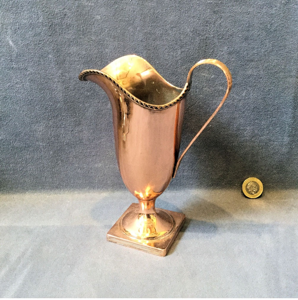 Sheffield Plated on Copper Cream Jug — Sheffield plate, mid 19th century