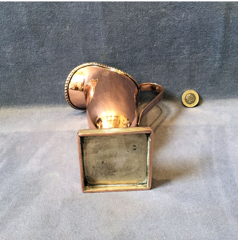 Sheffield Plated on Copper Cream Jug — view 3