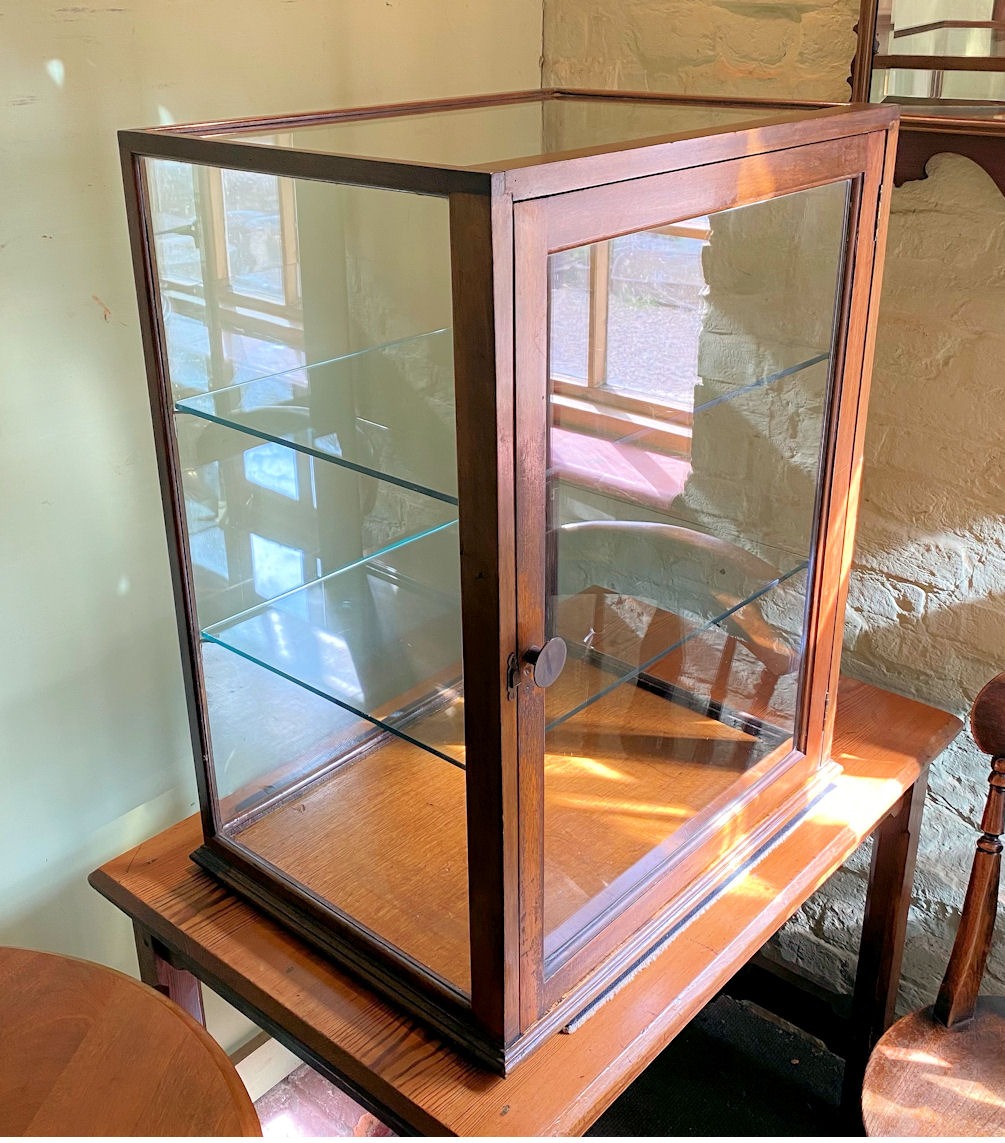 Shop Counter Top Display Cabinet — Glass, 1920's