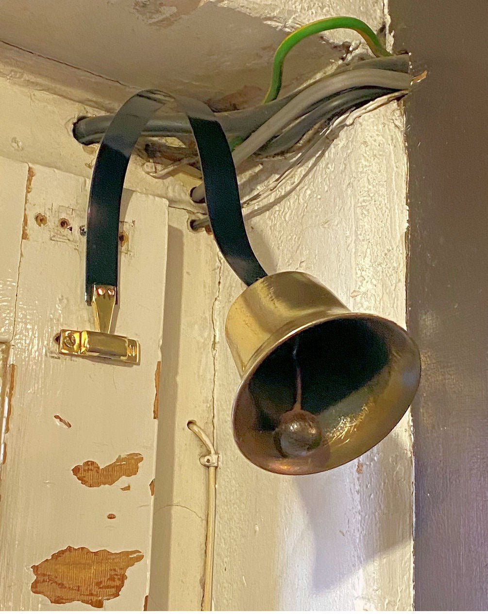 Shop Door Bell — Brass, 19th century