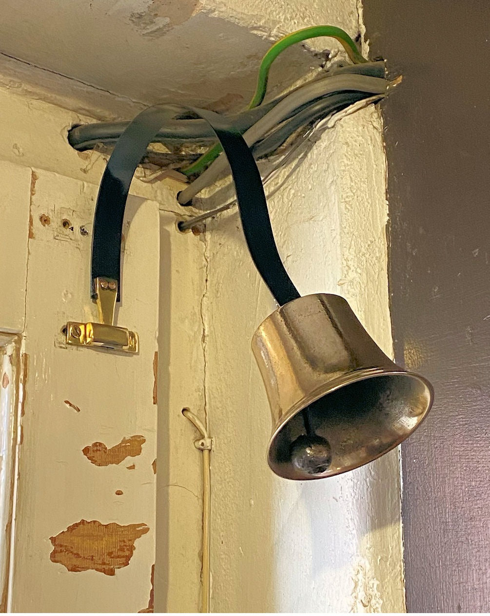 Shop Door Bell — Brass, 19th century