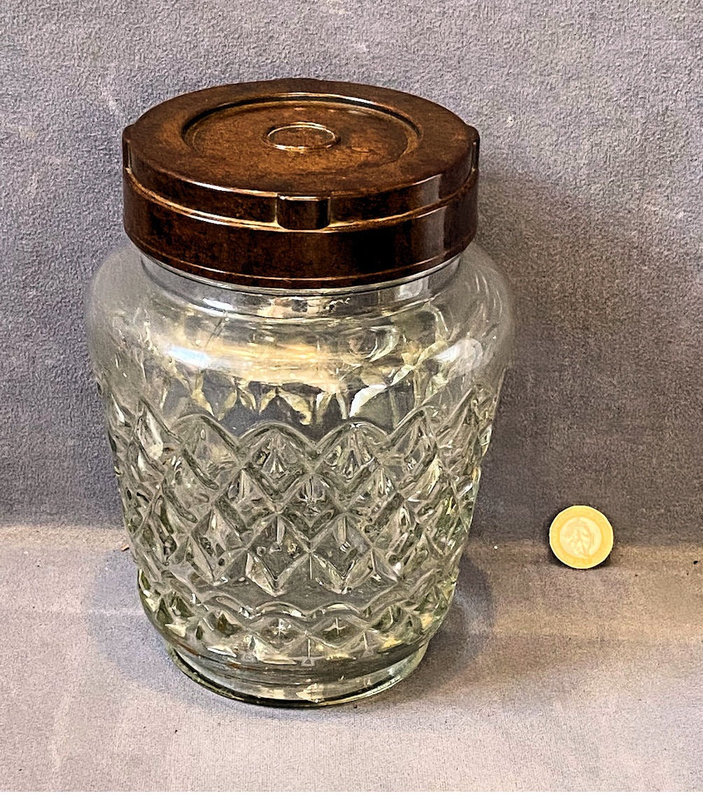 Shop Sweet Jar with Bakelite Top — Bakelite, 1920's