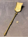 Short Brass Fireside Shovel — Brass, late 19th century