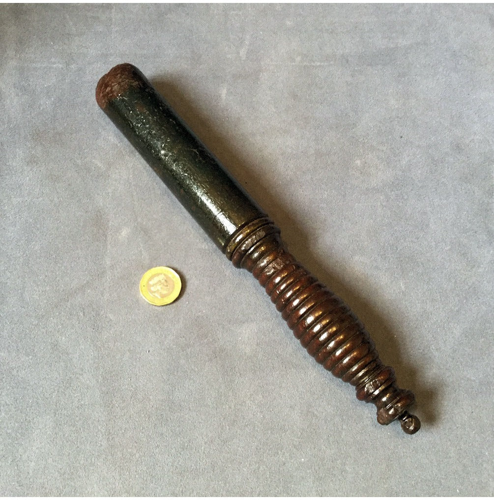 Short Mahogany Police Truncheon — view 2