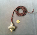 Silver Interior Pendant Electric Bell Push — Silver, 1920's