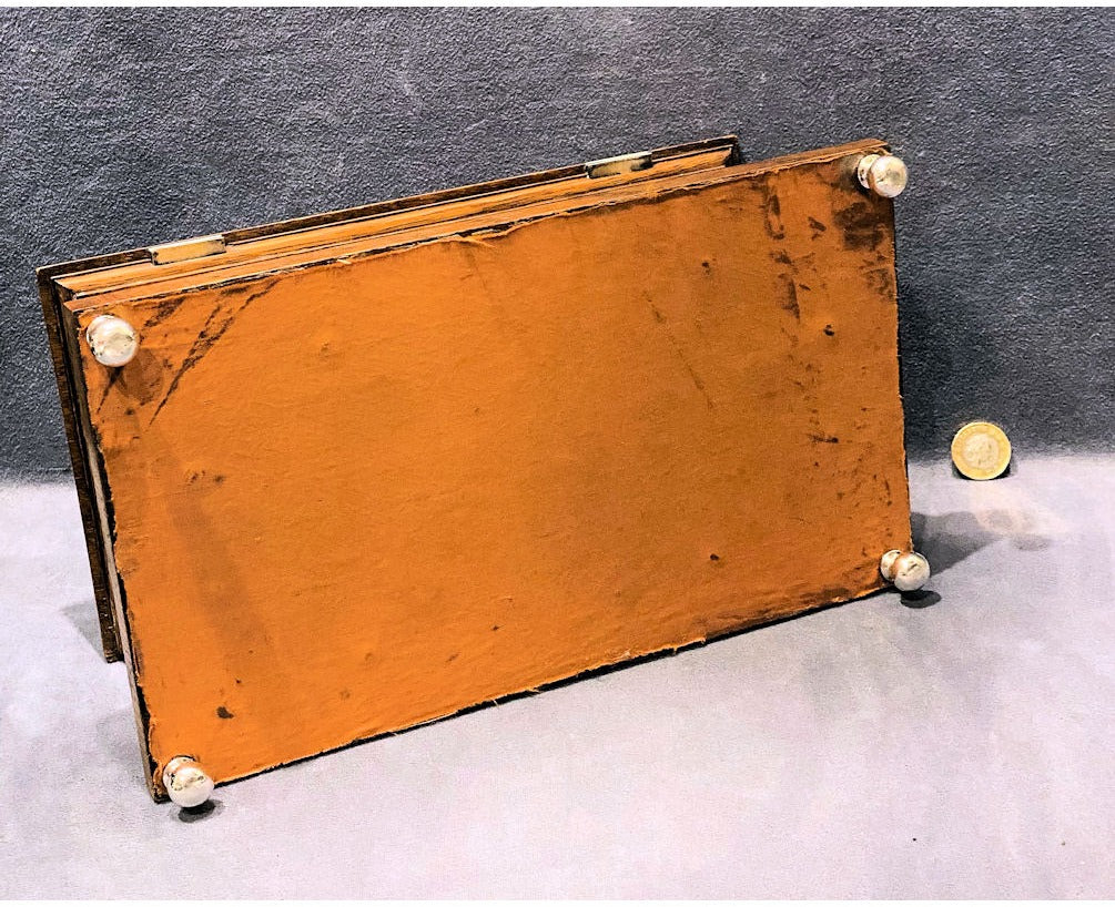 Silver Mounted Oak Cabinet 1941 — view 5