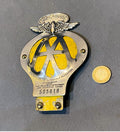 Singapore AA Badge — Chrome, 1960's