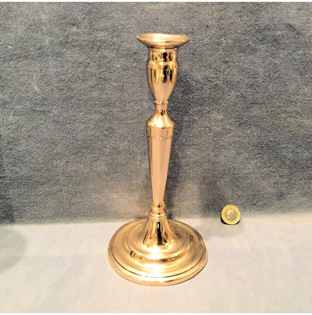 Single Brass Candlestick — view 2