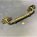 Single Brass Door Pull — Brass, late 19th century