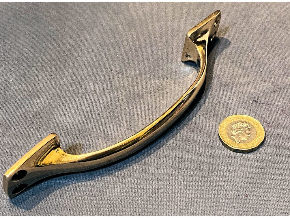Single Brass Sash Window Lift — view 2