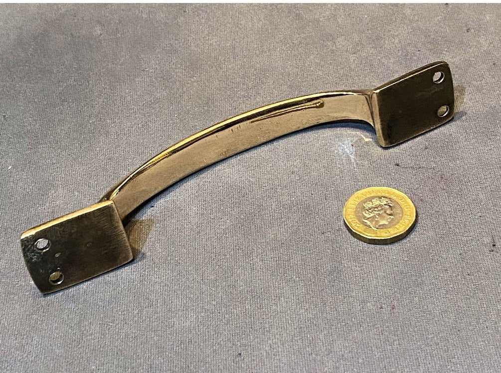 Single Brass Sash Window Lift — view 3