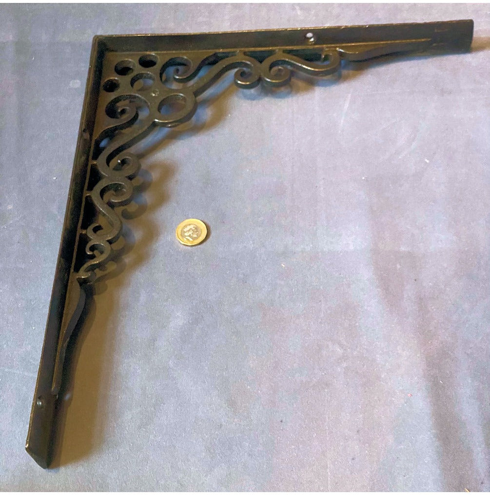 Single Kenrick Cast Iron Shelf Bracket — view 2