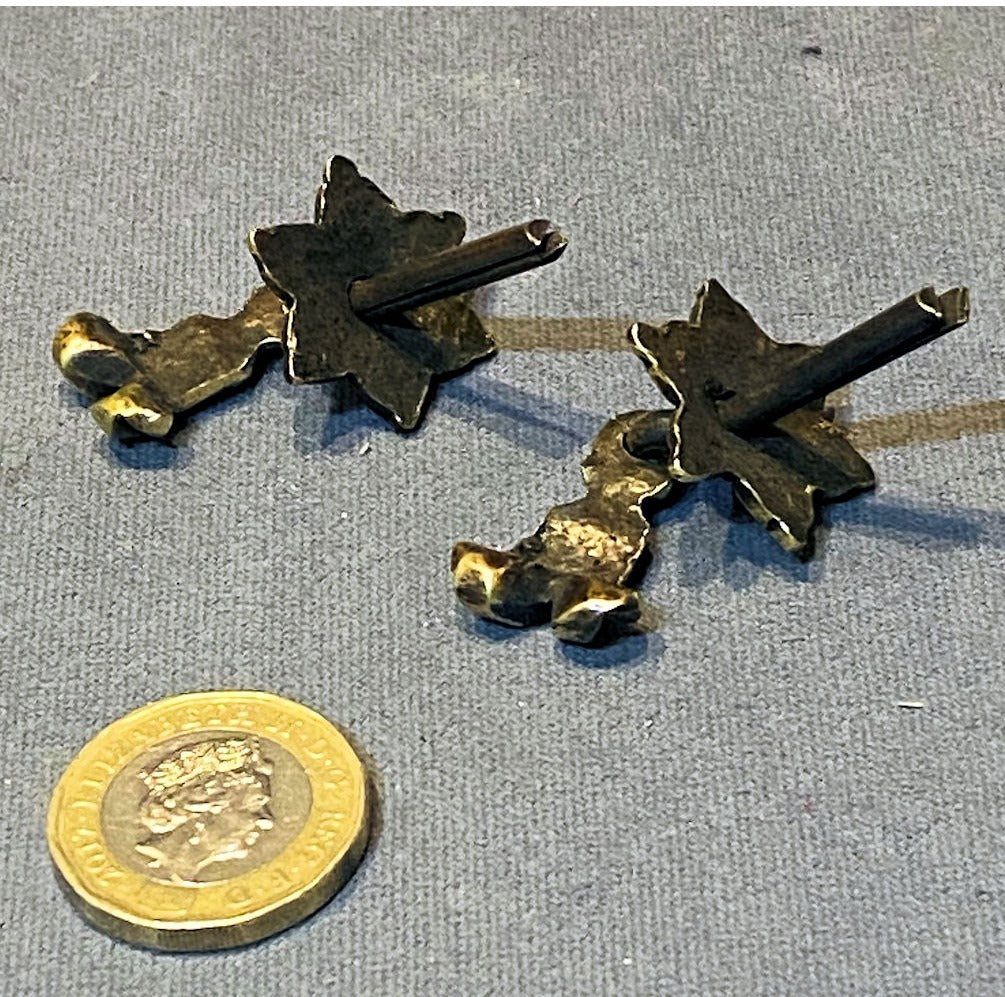 Small Brass Drop Handle, 3 available — view 2