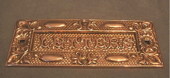 Small Copper Letter Flap — Copper, 1920's