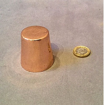 Small copper Sponge Mould — Copper, 1920's