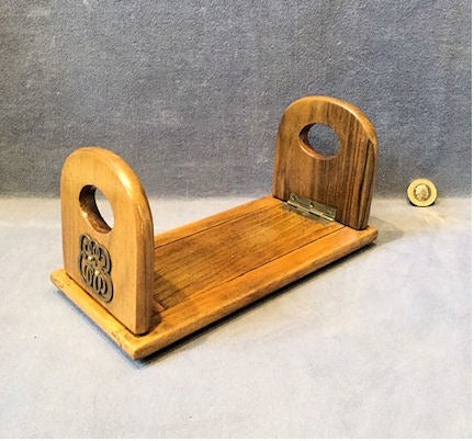 Small Folding Bookstand — Wood, circa 1900